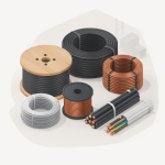 Cables, latón, cobre